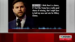 Has KGB Vance ever said "i am sorry"?