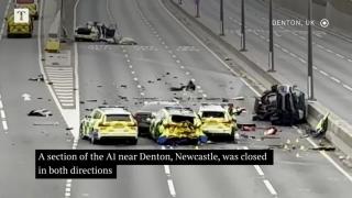 Seven officers seriously hurt after major collision