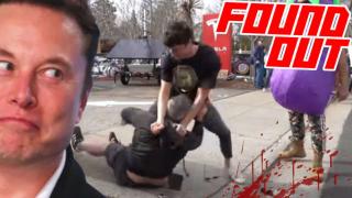 Tesla Owner Gives an Anti-Musk "Protestor" a Beat Down