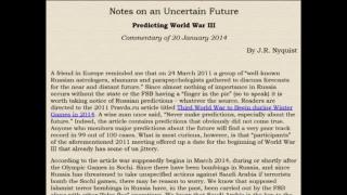 Predicting World War III (Jeffrey Nyquist - 20 January 2014)