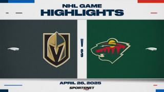 NHL Game 4 Highlights - Golden Knights vs. Wild