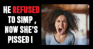 Woman ANGRY At Man After He REFUSED To SIMP