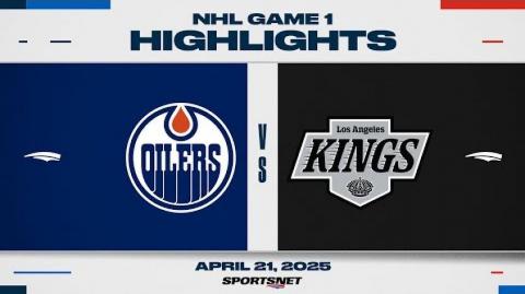 NHL Game 1 Highlights - Oilers vs Kings