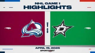 NHL Game 1 Highlights - Avalanche vs. Stars - April 19, 2025