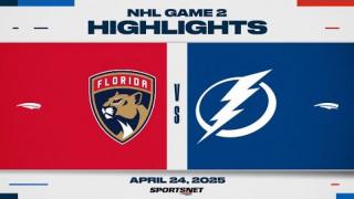 NHL Game 2 Highlights - Panthers vs. Lightning