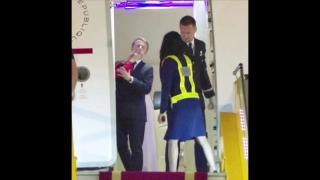French President Gets Paws Put On Him By His Wife!!!