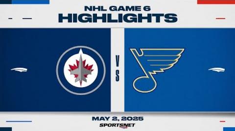 NHL Game 6 Highlights - Jets vs Blues