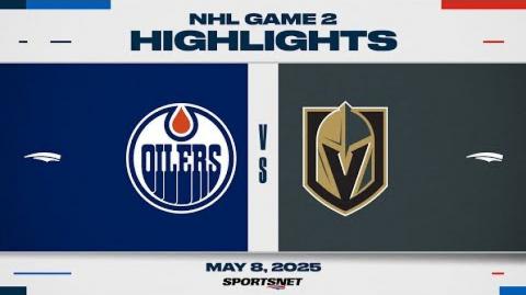 NHL Game 2 Highlights - Oilers vs. Golden Knights