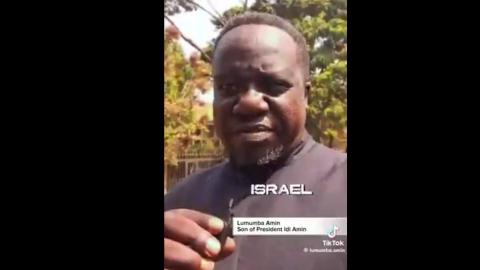 The son of the President of Uganda says The US deep state is Israel