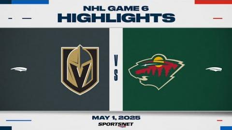 NHL Game 6 Highlights - Golden Knights vs. Wild