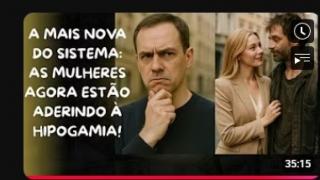 O FEMIMI EM DESESPERO PARA SALVAR ALGUMA COISA! AGORA, A TENDÊNCIA É A HIPOGAMIA E NÃO A HIPERGAMIA!