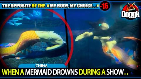 [+16] WHEN A MERMAID DROWNS DURING A SHOW.. (CHINA).. INSANE RESCUE !! MUST SEE !!!