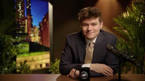 Nick Fuentes: The problem with society isn't the WEF or who's the Pope. It's structural.