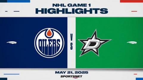 NHL Game 1 Highlights | Oilers vs. Stars