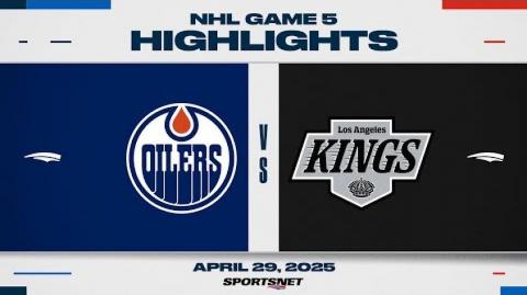 NHL Game 5 Highlights - Oilers vs. Kings