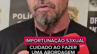 Delegado diz que é mais seguro TRAFICAR DROGAS do que paquerar mulheres