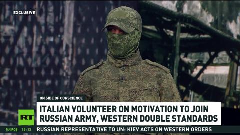 'I don't understand what values foreign fighters for Ukraine are defending' – Italian volunteer
