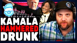Kamala Harris BLACKOUT DRUNK On Stage Last Night! Spreads INSANE Trump Lies & Get's ROASTED By Fans