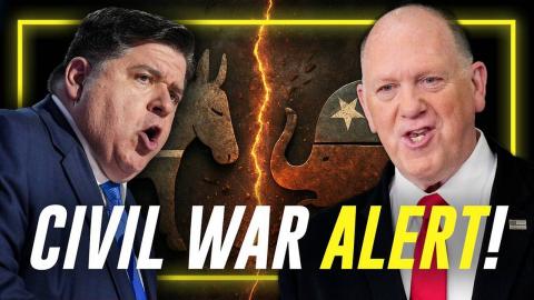 CIVIL WAR ALERT! Illinois Gov. Pritzker- Who Told Constitutes