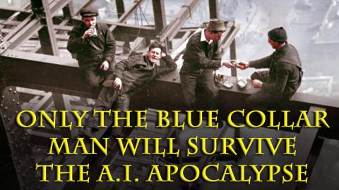 Thankfully A.I. can't replace blood, sweat and tears of hard working men. Yet.