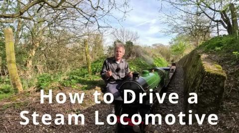 How to Drive a Steam Train Locomotive at Peter's Railway
