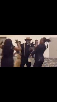 Old Man Unfazed When Hit With a Bottle In The Face During Fight