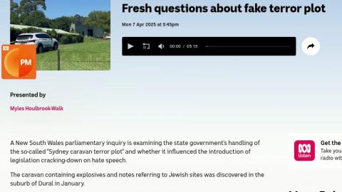 MORE JEW FAKE CRIMES - in Australia
