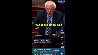 Even Jew Communist BERNIE SANDERS massively criticises NETANYAHU