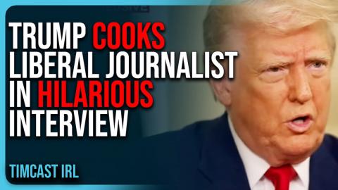 Trump COOKS Liberal Journalist In HILARIOUS Interview, Says ‘YOU’RE FAKE NEWS’