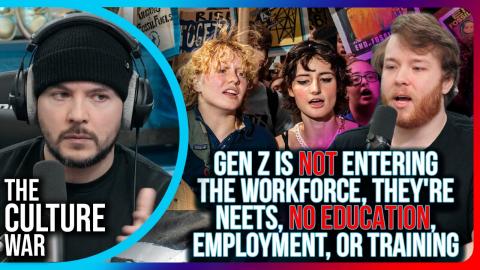Gen Z Is NOT Entering The Workforce, They're NEETs, No Education, Employment, Or Training