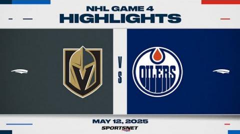 NHL Game 4 Highlights - Golden Knights vs. Oilers
