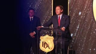 Governor Ron DeSantis Speaks at the PBA Gala