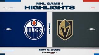 NHL Game 1 Highlights | Oilers vs. Golden Knights