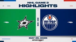 NHL Game 3 Highlights - Stars vs. Oilers
