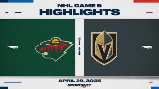 NHL Game 5 Highlights - Wild vs. Golden Knights