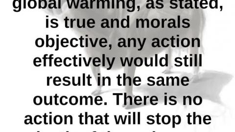 Man-made Global Warming Significance None