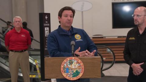 Governor DeSantis Welcomes Americans Evacuated from Israel to Tampa