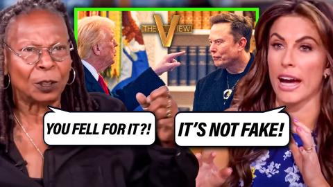 Watch View Hosts FACE OFF Over Trump Elon Spat