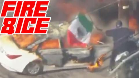 California is Set on Fire By Lefty Terrorists Protecting Invaders