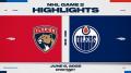 NHL Game 2 Highlights | Panthers vs. Oilers