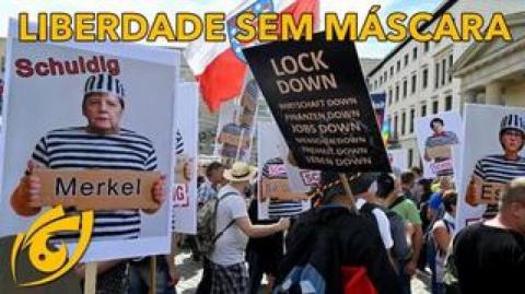Protestos contra medidas restritivas em Berlin | Visão Libertária - 30/08/20 | ANCAPSU