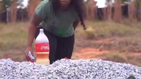 idiot  --- At least it wasn't brake fluid and chlorine.