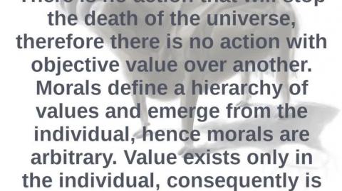 Morals Are Arbitrary