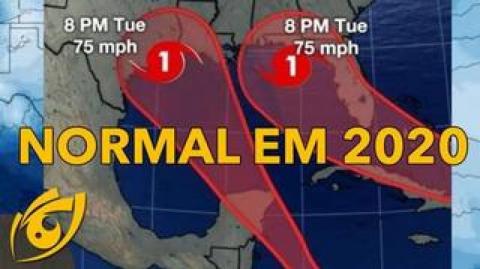 Primeiro registro de dois furacões simultâneos no golfo do méxico | VL - 22/08/20 | ANCAPSU