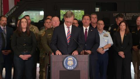 Governor DeSantis Highlights Illegal Immigration Enforcement Accomplishments & Operation Tidal Wave
