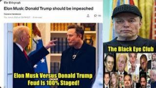 THE STAGED ELON MUSK VS TRUMP FEUD
