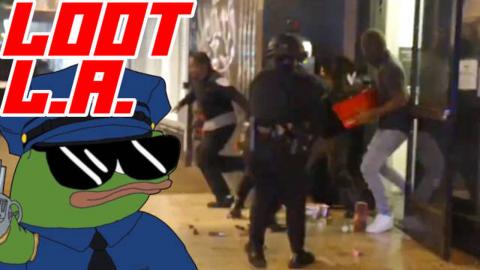 Lefties are Looting The Apple Store in Solidarity with