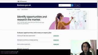 Export academy by the British government, a rudimentary walkthrough