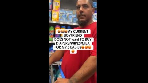 Boyfriend has to pay for her 6 baby daddy's kids