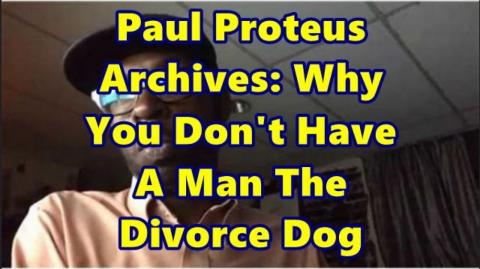 Paul Proteus - MGTOW - Why You Don't Have a Man The Divorce Dog